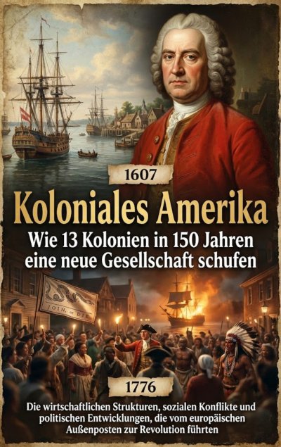 'Cover von Koloniales Amerika: Wie 13 Kolonien in 150 Jahren eine neue Gesellschaft schufen'-Cover