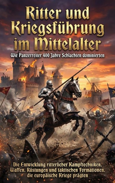 'Cover von Ritter und Kriegsführung im Mittelalter: Wie Panzerreiter 400 Jahre Schlachten dominierten'-Cover