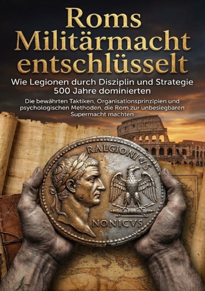 'Cover von Roms Militärmacht entschlüsselt: Wie Legionen durch Disziplin und Strategie 500 Jahre dominierten'-Cover