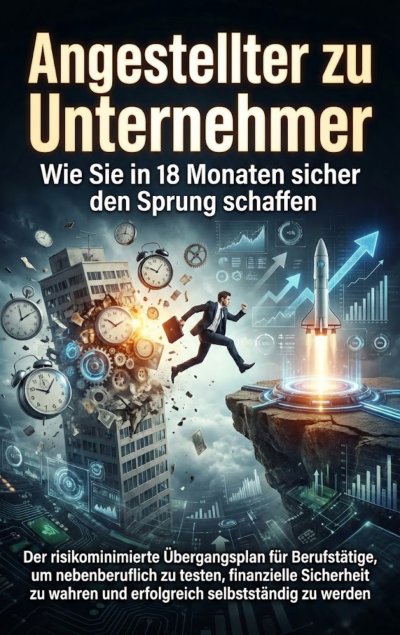 'Cover von Angestellter zu Unternehmer: Wie Sie in 18 Monaten sicher den Sprung schaffen'-Cover