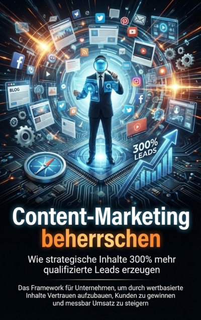 'Cover von Content-Marketing beherrschen: Wie strategische Inhalte 300% mehr qualifizierte Leads erzeugen'-Cover