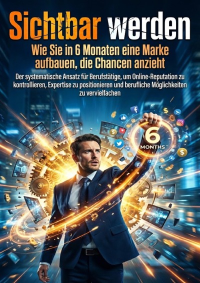 'Cover von Sichtbar werden: Wie Sie in 6 Monaten eine Marke aufbauen, die Chancen anzieht'-Cover
