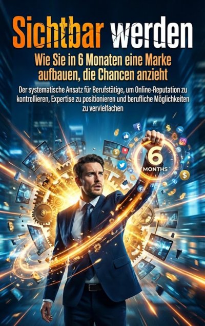 'Cover von Sichtbar werden: Wie Sie in 6 Monaten eine Marke aufbauen, die Chancen anzieht'-Cover