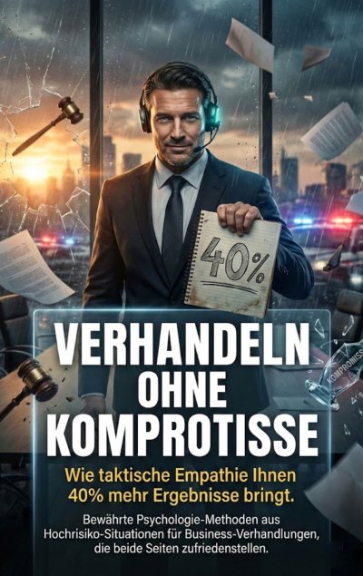 'Cover von Verhandeln ohne Kompromisse: Wie taktische Empathie Ihnen 40% mehr Ergebnisse bringt'-Cover