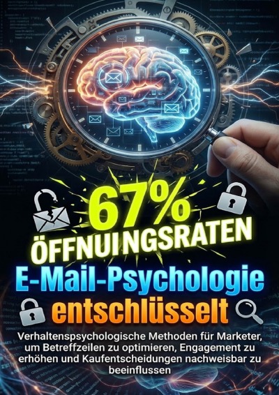 'Cover von E-Mail-Psychologie entschlüsselt: Wie kognitive Trigger Öffnungsraten um 67% steigern'-Cover