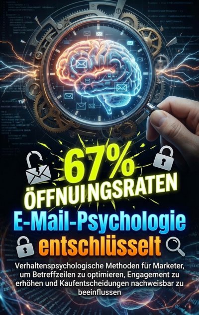 'Cover von E-Mail-Psychologie entschlüsselt: Wie kognitive Trigger Öffnungsraten um 67% steigern'-Cover