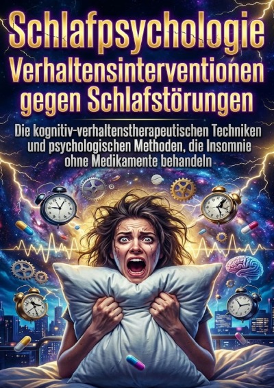 'Cover von Schlafpsychologie: Verhaltensinterventionen gegen Schlafstörungen'-Cover