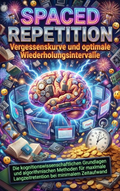 'Cover von Spaced Repetition: Vergessenskurve und optimale Wiederholungsintervalle'-Cover