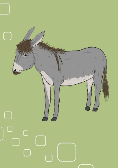 'Cover von Notizheft Esel'-Cover