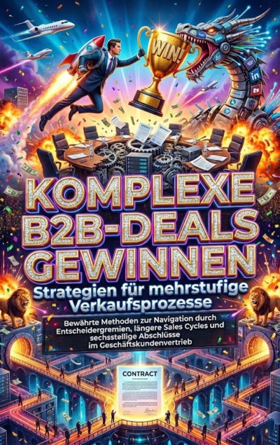 'Cover von Komplexe B2B-Deals gewinnen: Strategien für mehrstufige Verkaufsprozesse'-Cover