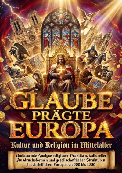 'Cover von Glaube prägte Europa: Kultur und Religion im Mittelalter'-Cover