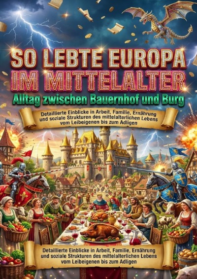 'Cover von So lebte Europa im Mittelalter: Alltag zwischen Bauernhof und Burg'-Cover