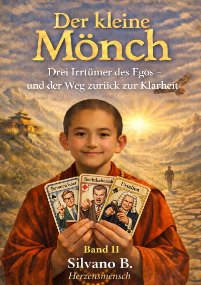'Cover von Der kleine Mönch und drei Irrtümer des Egos'-Cover