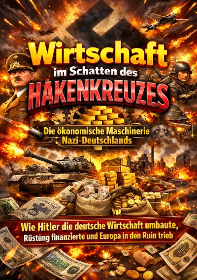 'Cover von Wirtschaft im Schatten des Hakenkreuzes: Die ökonomische Maschinerie Nazi-Deutschlands'-Cover