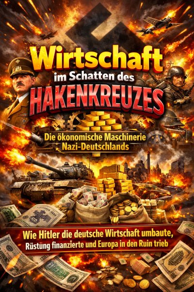 'Cover von Wirtschaft im Schatten des Hakenkreuzes: Die ökonomische Maschinerie Nazi-Deutschlands'-Cover