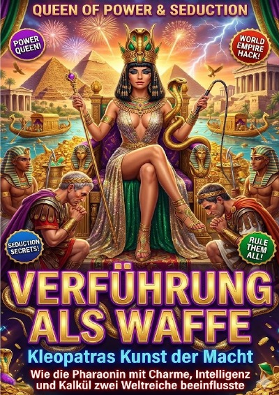 'Cover von Verführung als Waffe: Kleopatras Kunst der Macht'-Cover