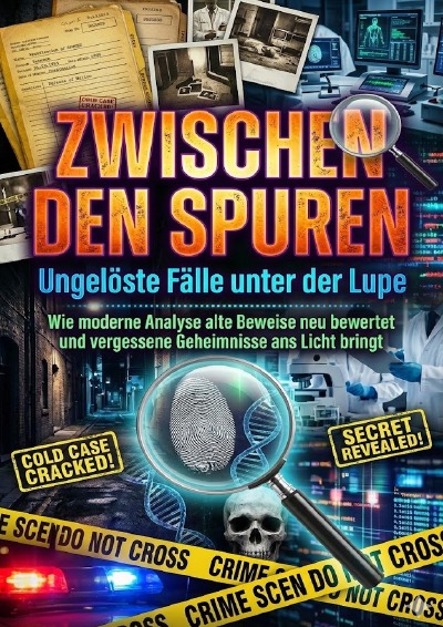 'Cover von Zwischen den Spuren: Ungelöste Fälle unter der Lupe'-Cover
