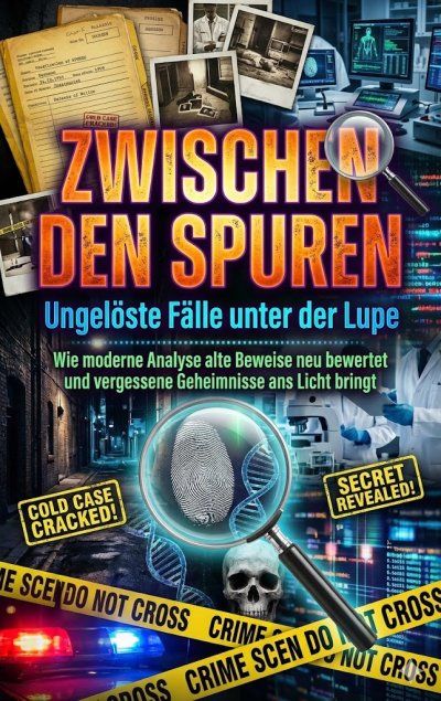 'Cover von Zwischen den Spuren: Ungelöste Fälle unter der Lupe'-Cover