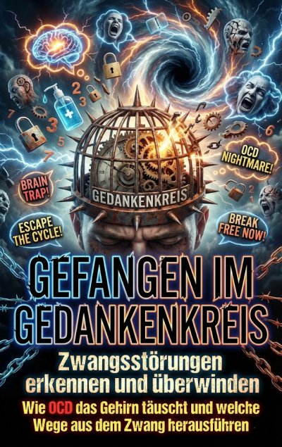 'Cover von Gefangen im Gedankenkreis: Zwangsstörungen erkennen und überwinden'-Cover