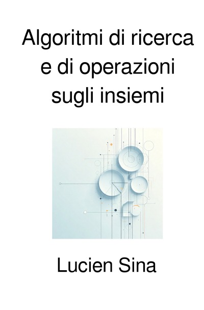 'Cover von Algoritmi di ricerca e di operazioni sugli insiemi'-Cover