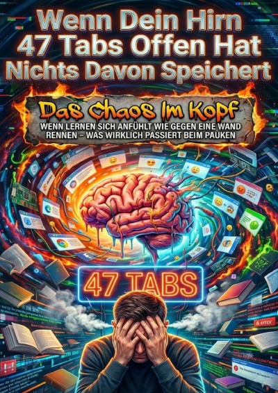 'Cover von Wenn Dein Hirn 47 Tabs Offen Hat und Nichts Davon Speichert'-Cover