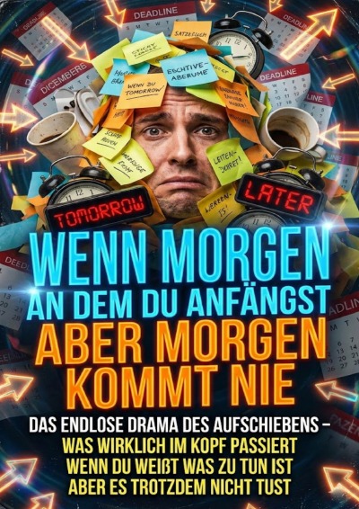 'Cover von Wenn Morgen Der Tag Ist An Dem Du Anfängst Aber Morgen Kommt Nie'-Cover