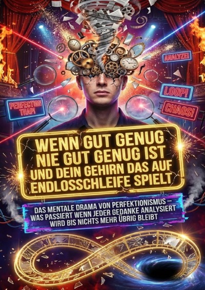 'Cover von Wenn Gut Genug Nie Gut Genug Ist Und Dein Gehirn Das Auf Endlosschleife Spielt'-Cover