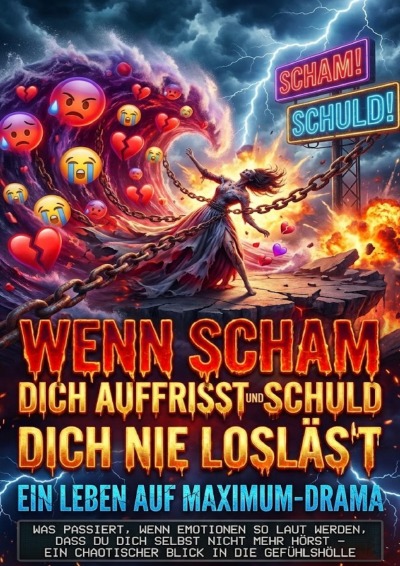'Cover von Wenn Scham Dich Auffrisst und Schuld Dich Nie Loslässt: Ein Leben Auf Maximum-Drama'-Cover