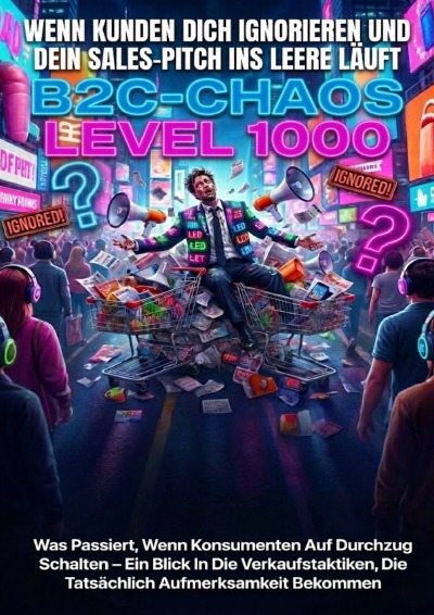'Cover von Wenn Kunden Dich Ignorieren Und Dein Sales-Pitch Ins Leere Läuft: B2C-Chaos Level 1000'-Cover
