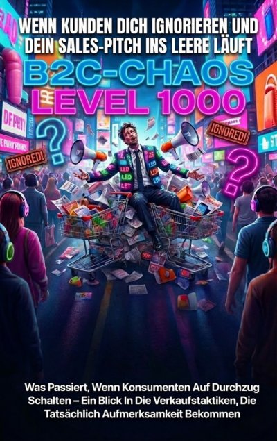 'Cover von Wenn Kunden Dich Ignorieren Und Dein Sales-Pitch Ins Leere Läuft: B2C-Chaos Level 1000'-Cover