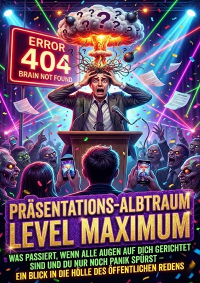 'Cover von Wenn Du Vorne Stehst Und Dein Gehirn Komplett Abschaltet: Präsentations-Albtraum Level Maximum'-Cover