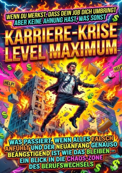 'Cover von Wenn Du Merkst, Dass Dein Job Dich Umbringt Aber Keine Ahnung Hast, Was Sonst: Karriere-Krise Level Maximum'-Cover