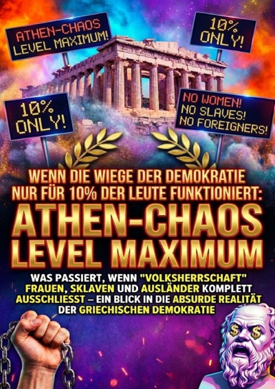 'Cover von Wenn Die Wiege Der Demokratie Nur Für 10% Der Leute Funktionierte: Athen-Chaos Level Maximum'-Cover