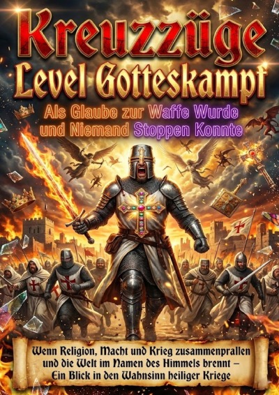 'Cover von Kreuzzüge Level Gotteskampf: Als Glaube zur Waffe Wurde und Niemand Stoppen Konnte'-Cover