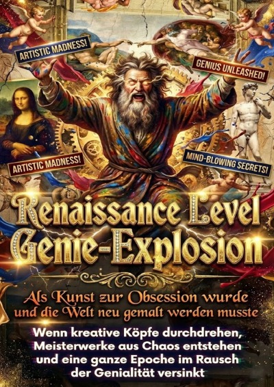 'Cover von Renaissance Level Genie-Explosion: Als Kunst zur Obsession wurde und die Welt neu gemalt werden musste'-Cover
