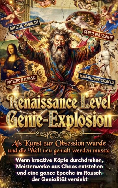 'Cover von Renaissance Level Genie-Explosion: Als Kunst zur Obsession wurde und die Welt neu gemalt werden musste'-Cover