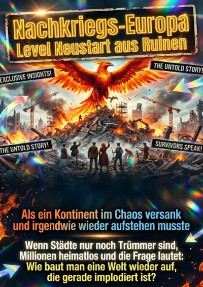 'Cover von Nachkriegs-Europa Level Neustart aus Ruinen: Als ein Kontinent im Chaos versank und irgendwie wieder aufstehen musste'-Cover