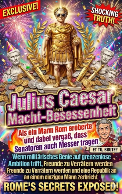 'Cover von Julius Caesar Level Macht-Besessenheit: Als ein Mann Rom eroberte und dabei vergaß, dass Senatoren auch Messer tragen'-Cover