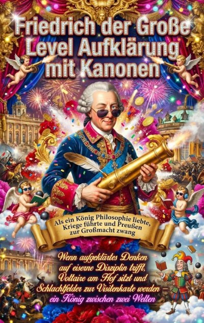 'Cover von Friedrich der Große Level Aufklärung mit Kanonen: Als ein König Philosophie liebte, Kriege führte und Preußen zur Großmacht zwang'-Cover