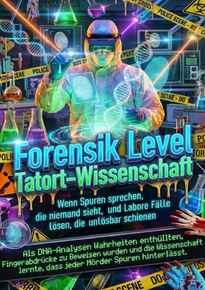 'Cover von Forensik Level Tatort-Wissenschaft: Wenn Spuren sprechen, die niemand sieht, und Labore Fälle lösen, die unlösbar schienen'-Cover