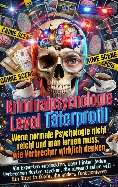 'Cover von Kriminalpsychologie Level Täterprofil: Wenn normale Psychologie nicht reicht und man lernen muss, wie Verbrecher wirklich denken'-Cover