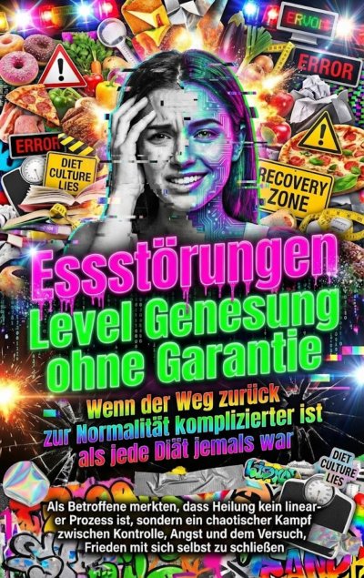 'Cover von Essstörungen Level Genesung ohne Garantie: Wenn der Weg zurück zur Normalität komplizierter ist als jede Diät jemals war'-Cover