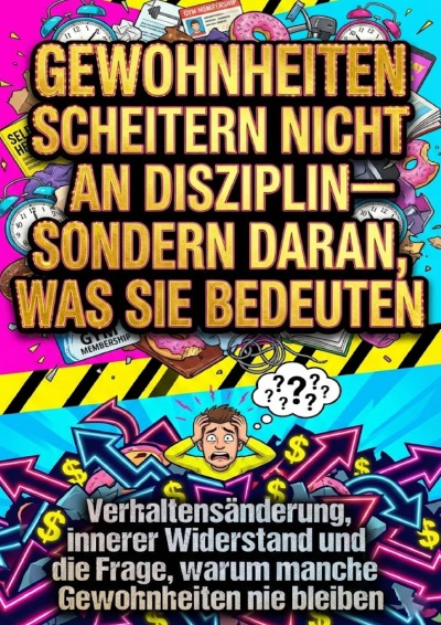 'Cover von Gewohnheiten scheitern nicht an Disziplin—sondern daran, was sie bedeuten'-Cover