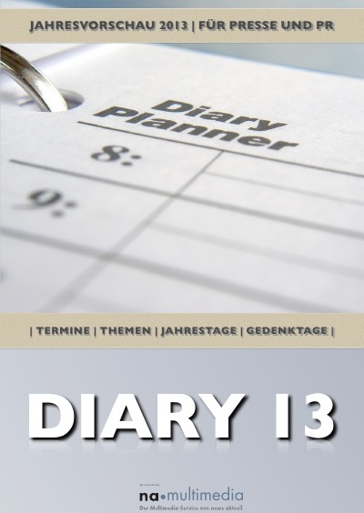 'DIARY13 – Die Terminvorschau für 2013'-Cover