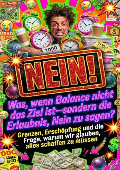 'Cover von Was, wenn Balance nicht das Ziel ist—sondern die Erlaubnis, Nein zu sagen?'-Cover