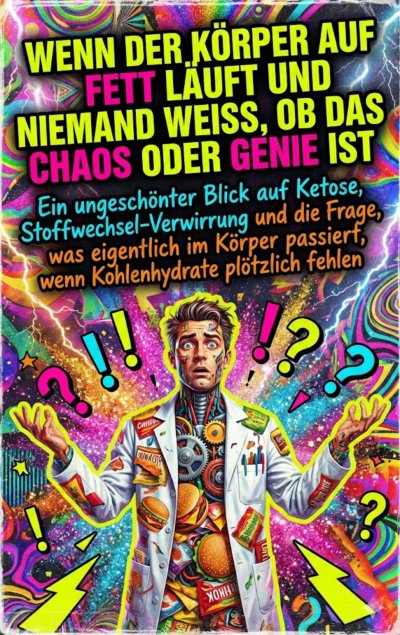 'Cover von Wenn der Körper auf Fett läuft und niemand weiß, ob das Chaos oder Genie ist'-Cover