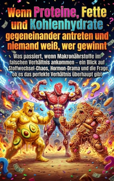 'Cover von Wenn Proteine, Fette und Kohlenhydrate gegeneinander antreten und niemand weiß, wer gewinnt'-Cover