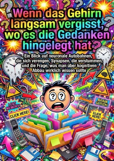 'Cover von Wenn das Gehirn langsam vergisst, wo es die Gedanken hingelegt hat'-Cover