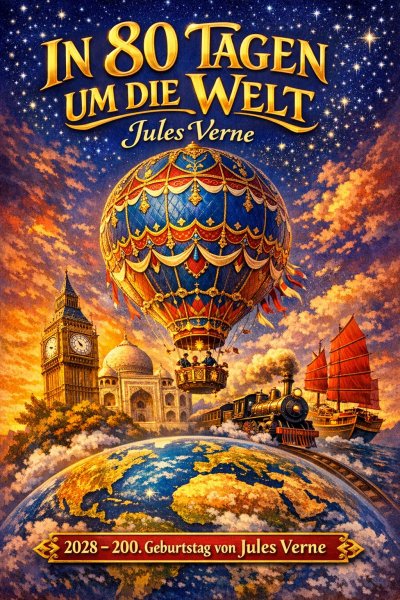 'Cover von Reise um die Erde in 80 Tagen'-Cover