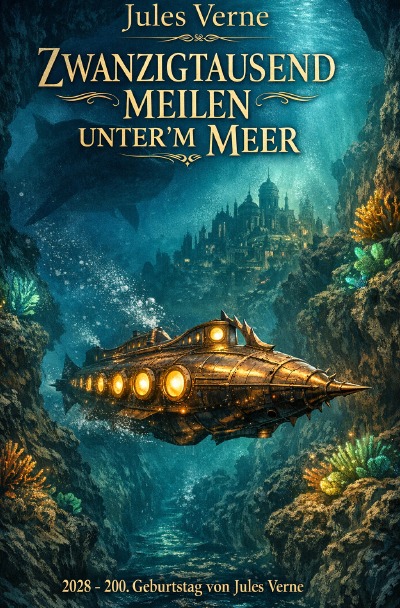 'Cover von Zwanzigtausend Meilen unter’m Meer'-Cover